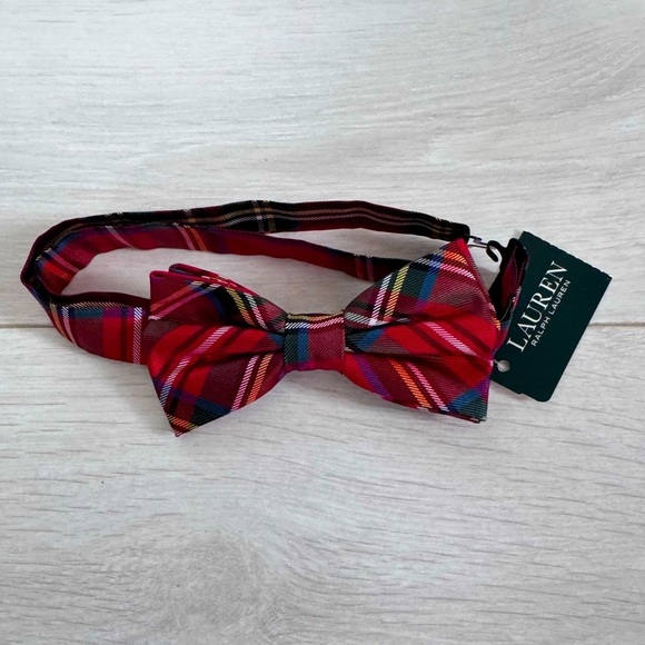 Polo Ralph Lauren Other - NWT Lauren Ralph Lauren Boys Classic Tartan Silk Bow Tie